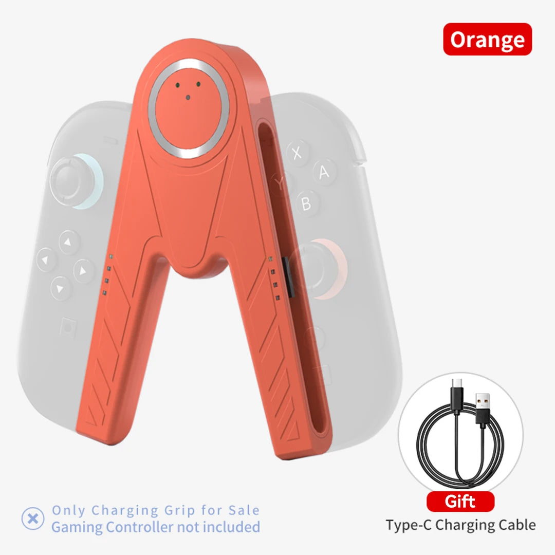 Magnetic Switch 2 Charging Grip Plug and Play Portable Joy-Con2 Controller Charger for Switch 2 Joy-Con 2 Gaming Accessories