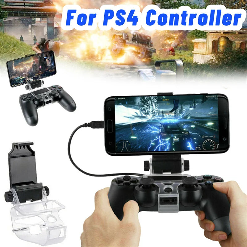 Games & Accessories For Sony PlayStation PS4 Game Controller Dualshock4 Smart Mobile Phone Clip Clamp Mount Holder