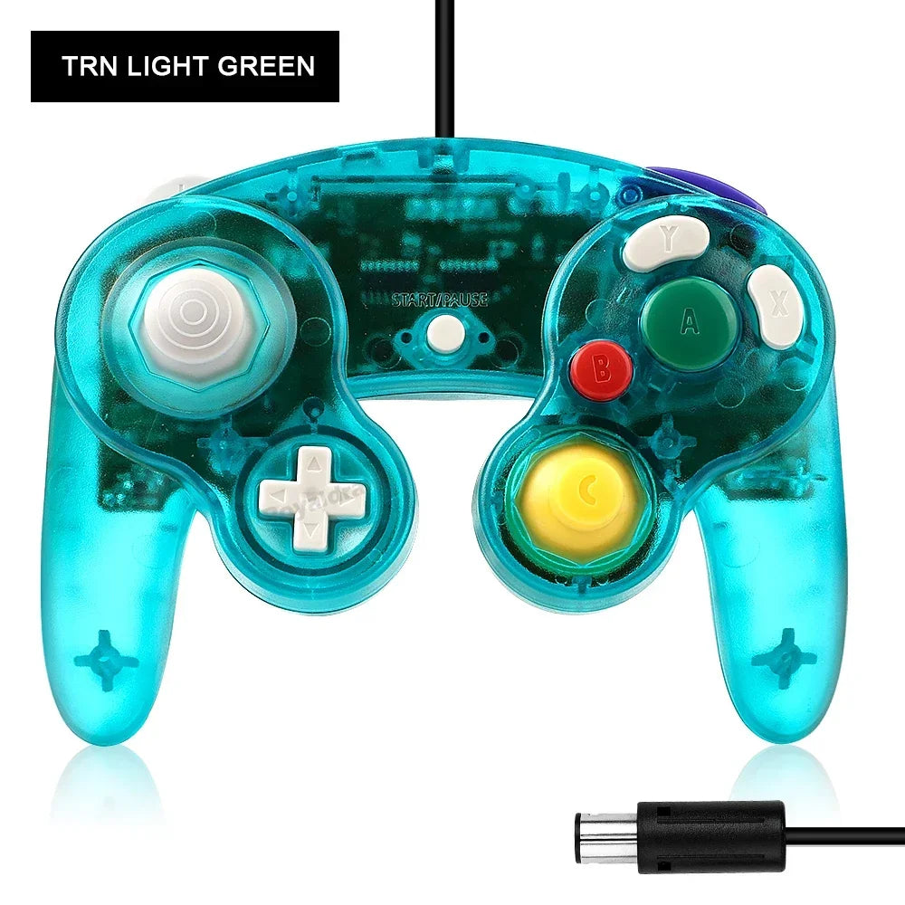 NGC-002 8 Colors Transparent Wired Controller for GameCube