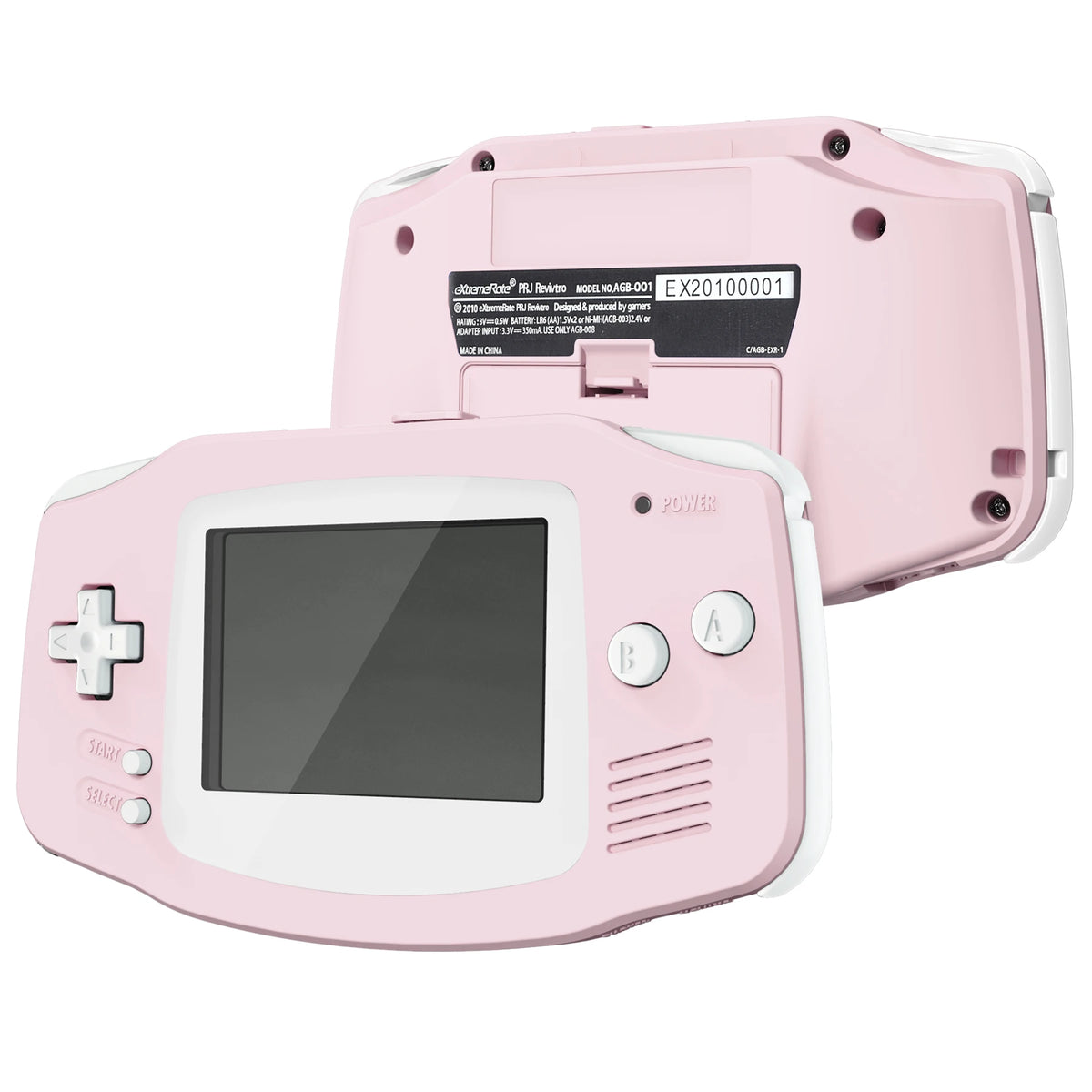 eXtremeRate IPS Ready GBA Shell - Chameleon Green Purple