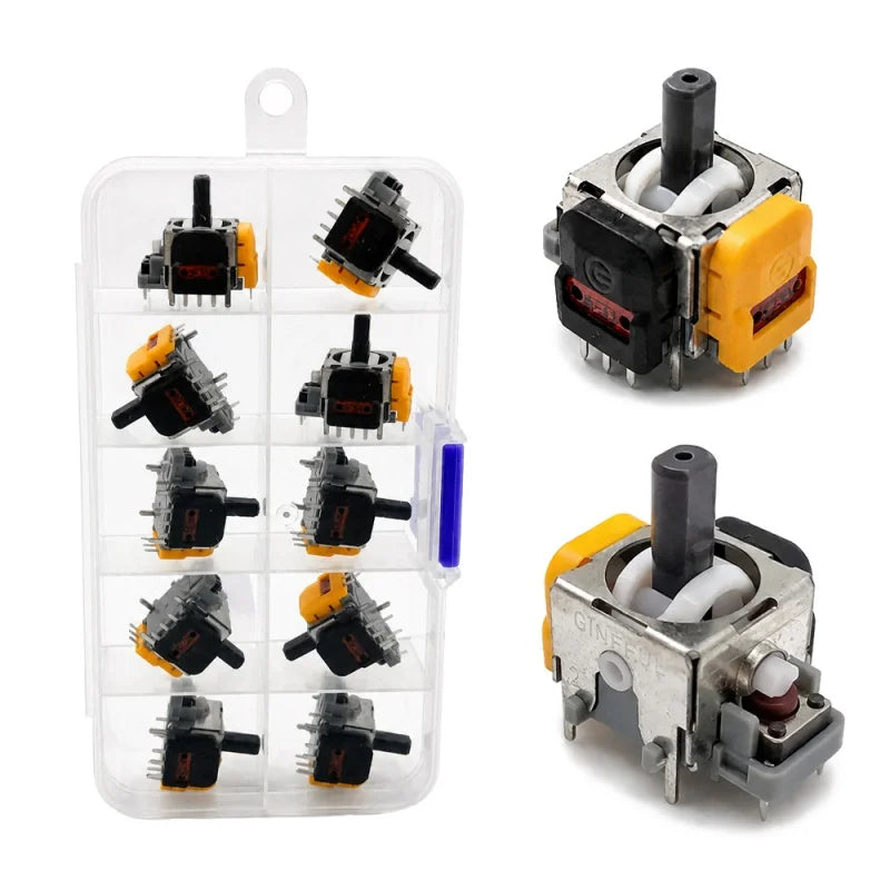 10PCS 3D Analog Sensor Hall Effect Joystick For Playstation 5 Game Controller Sensor Thumb Stick For PS5/PS4/Xbox One/Switch Pro
