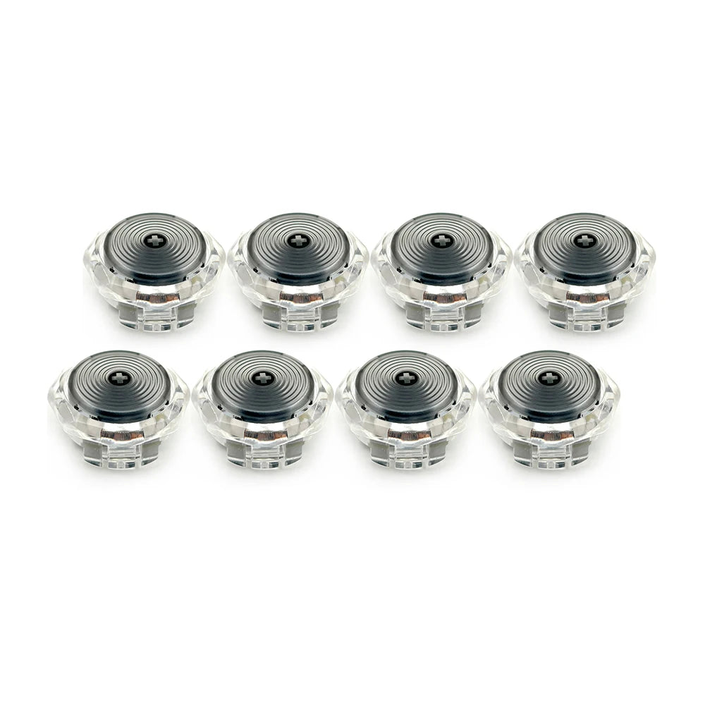 8pcs Sinoarcade Low Profile Mechanical Buttons with Kailh CLICKY POM Switches Hot-swappable  for Arcade Hitbox Snackbox