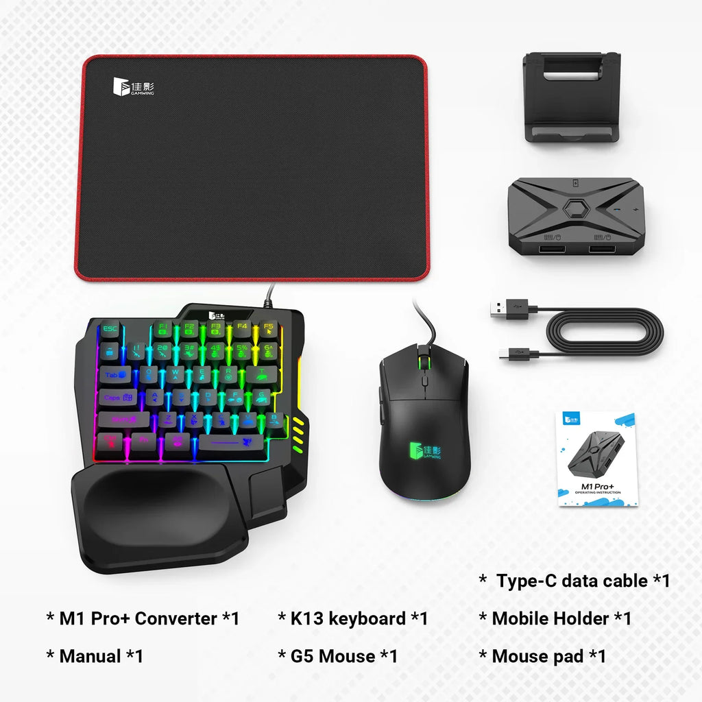 M1 Pro+ Mobile Phone Keyboard & Mouse Mapper for Android PUBG