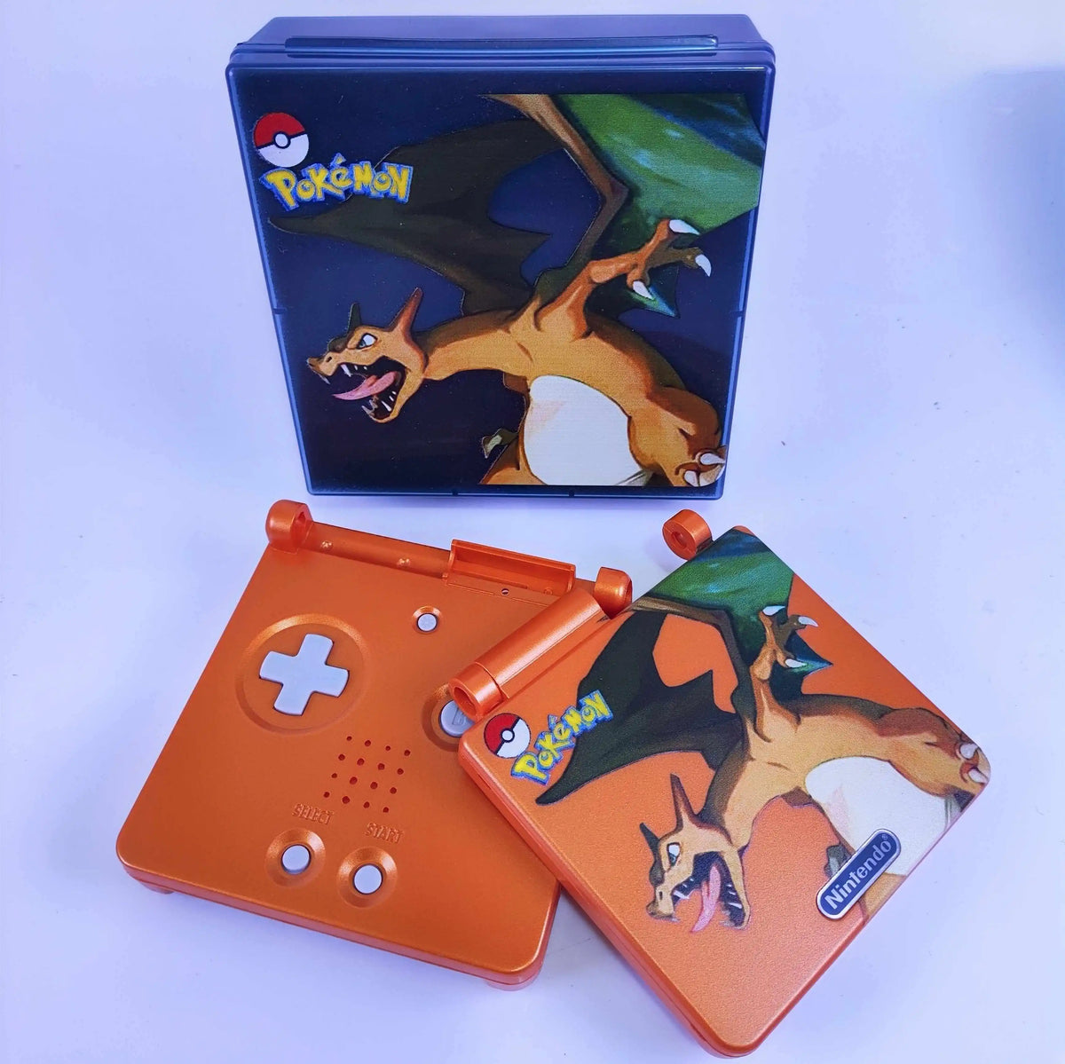 GBA SP Color Printed Replacement Shell, Creative DIY Housing