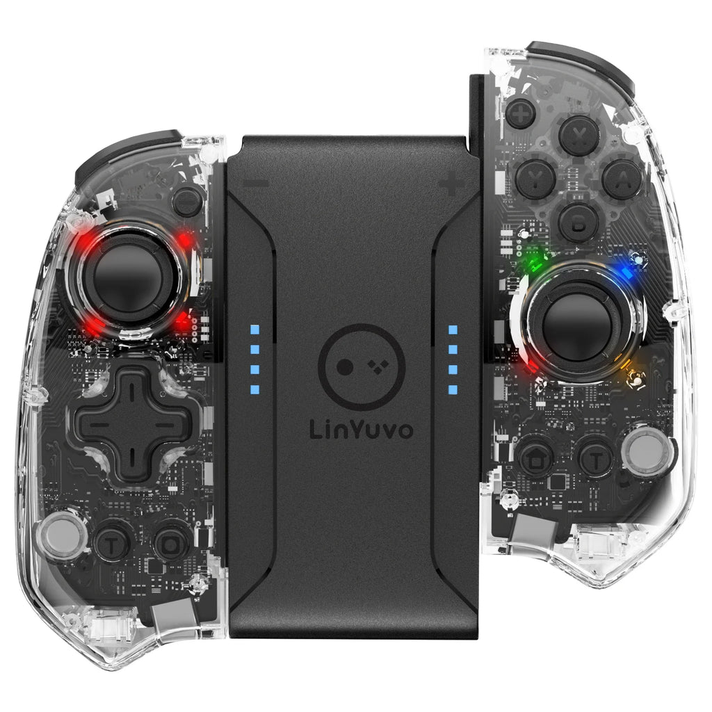 LinYuvo KS58 8 LED Joypad Wireless Controller for Switch OLED