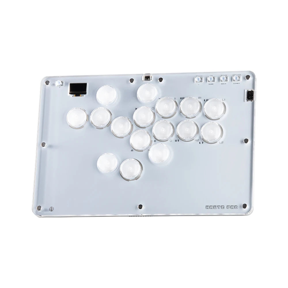 Haute42 Arcade Joystick Hitbox Leverless Controller Arcade Fighting Game Hitbox For PC /PS3/Ps4 /Switch Mini Arcade FightStick