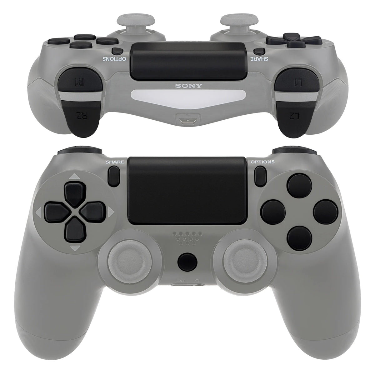 eXtremeRate Full Button Set for PS4 Slim/Pro Controller CUH-ZCT2