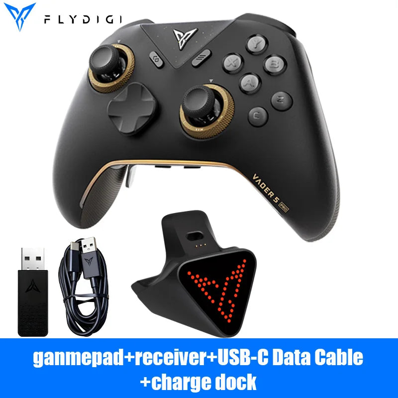 Flydigi Vader 5 Pro V2 Wireless Hall Effect Controller for PC