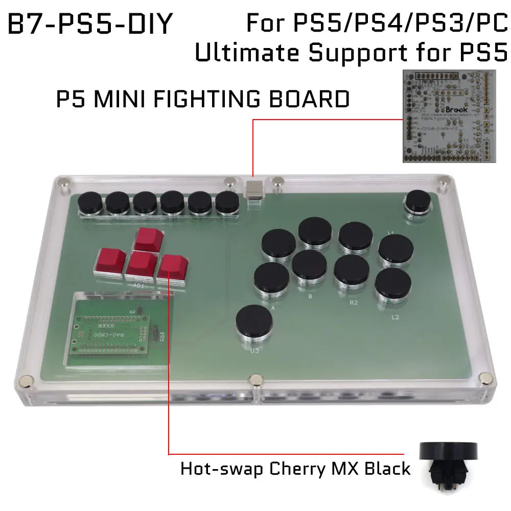 FightBox B7 All-Button Leverless Controller for PC/PS4/PS5