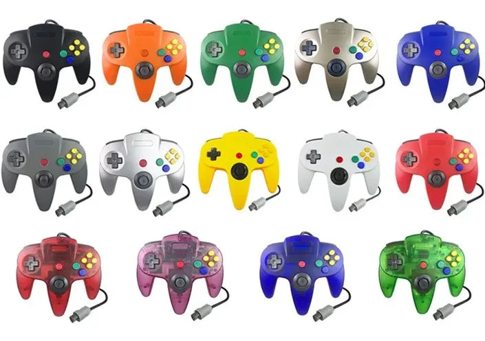 Wired Gamepad for Nintendo N64, Classic Joypad with Long Cable