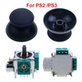 For PS2 PS3 PS4 Pro PS5 3D Analog Joystick Sensor Module Replacement For Switch Pro NGC Xbox 360 One Controller Thumb Stick Caps