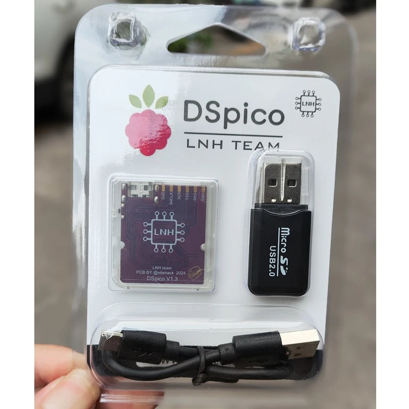 DSpico Cart Injection Molded Transparent Case with RP2040 MCU For NDS NDSL DSi 3DS Console