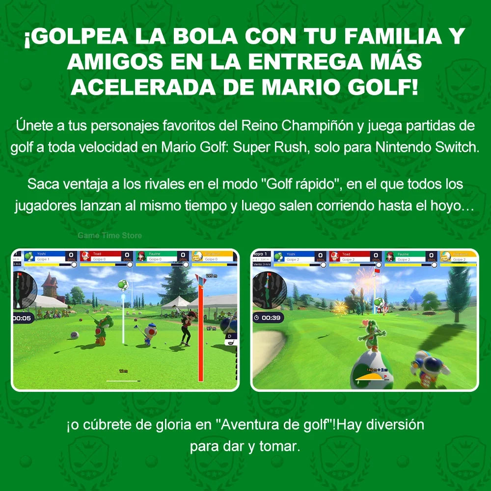 Mario Golf: Super Rush Nintendo Switch Game Deals 100% New Physical Game Card Sports Game for Nintendo Switch Game Console