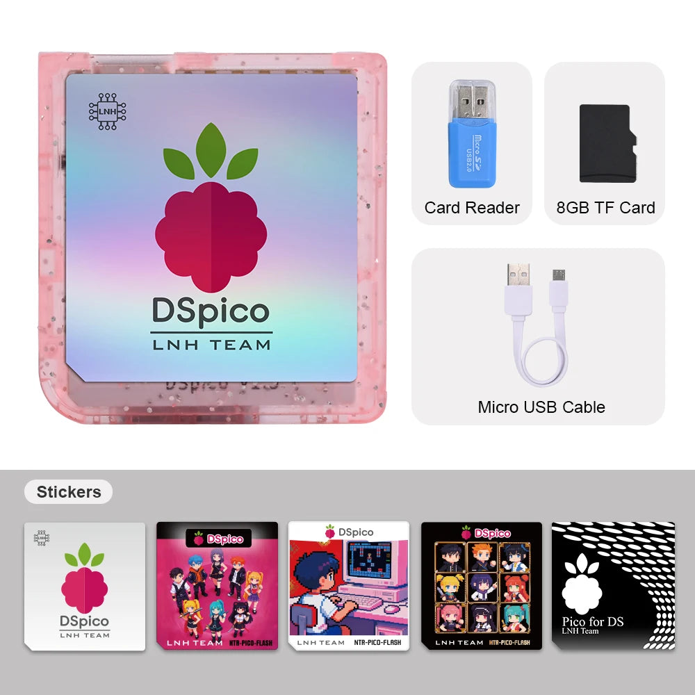 RP2040 MCU DSpico Game Reader Compatible With NDS NDSL DSi 3DS Console