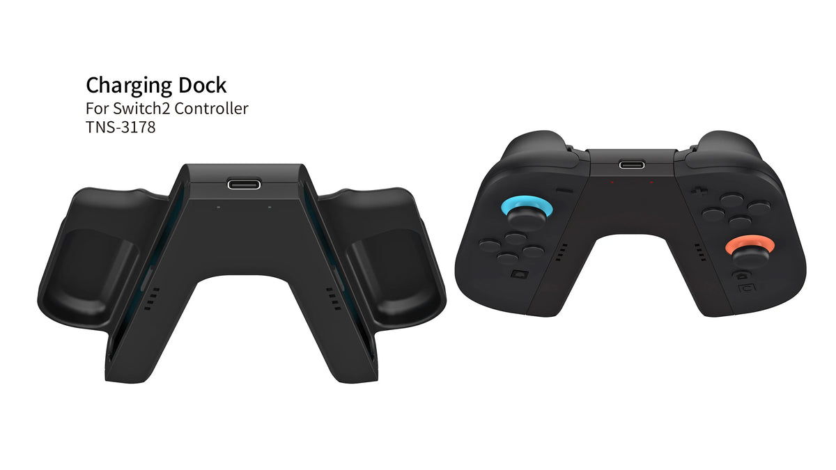 Charger Grip Bracket for Switch 2 Joystick Controller Grip Handle Portable Charging Station for NS Switch 2 Gaming Accessories