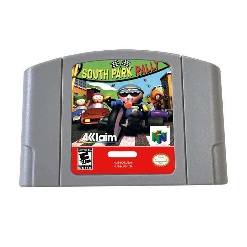 LinkN1 - 64 Bit Video Game Dinosaur Planet, South Park Rally, SUPER 64 EUPHORIC For N64 Games Cartridge For N64 Console