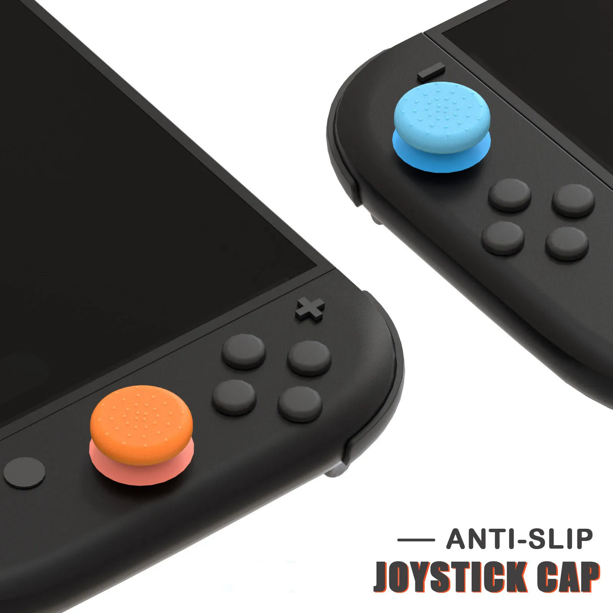 2 Pcs Silicone Rubber Protective Skin Joystick Grip Grips Cap For Switch 2 Controller Rocker Cover