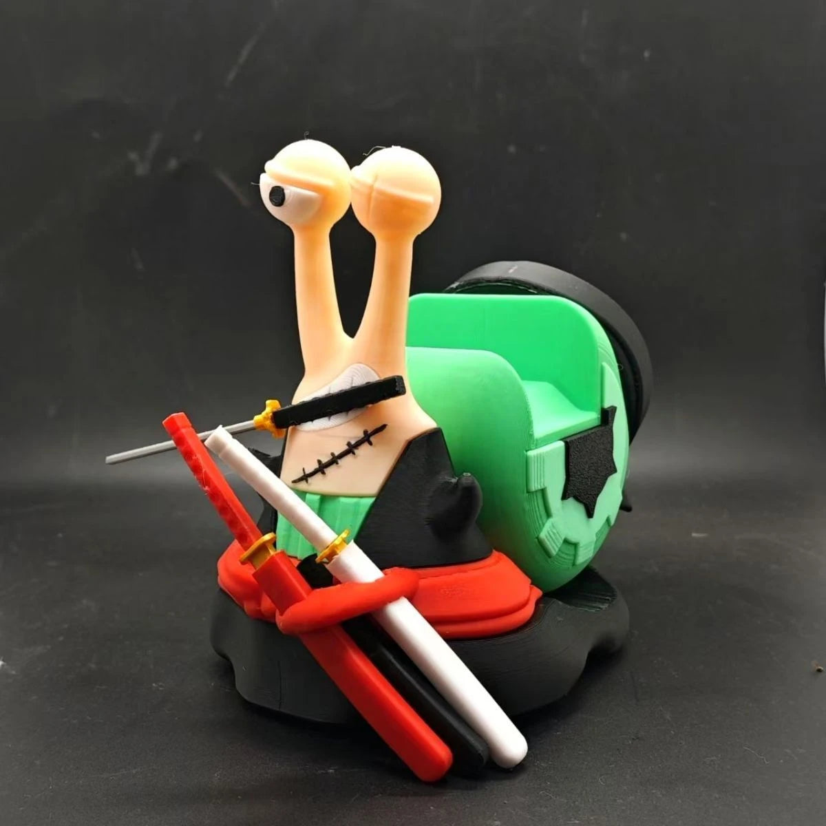 Luffy Zoro Gamepad Holder for PS4/PS5/Xbox/Switch, Den Den Mushi