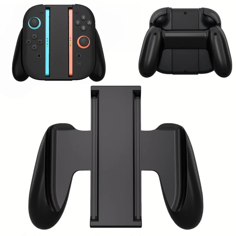 For Switch 2 Accessories Controller Grip Holder with Wrist Straps, Gamepad Handle Grip Gaming Accessories Replacement Kit