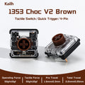 Kailh 1353 Choc V2 Brown Tactile Switches for Hitbox, 10-110PCS