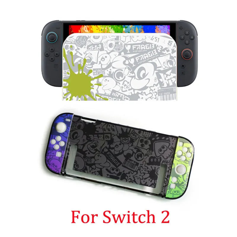 Hard Crystal Case for Nintendo Switch 2 & OLED with TV Dock