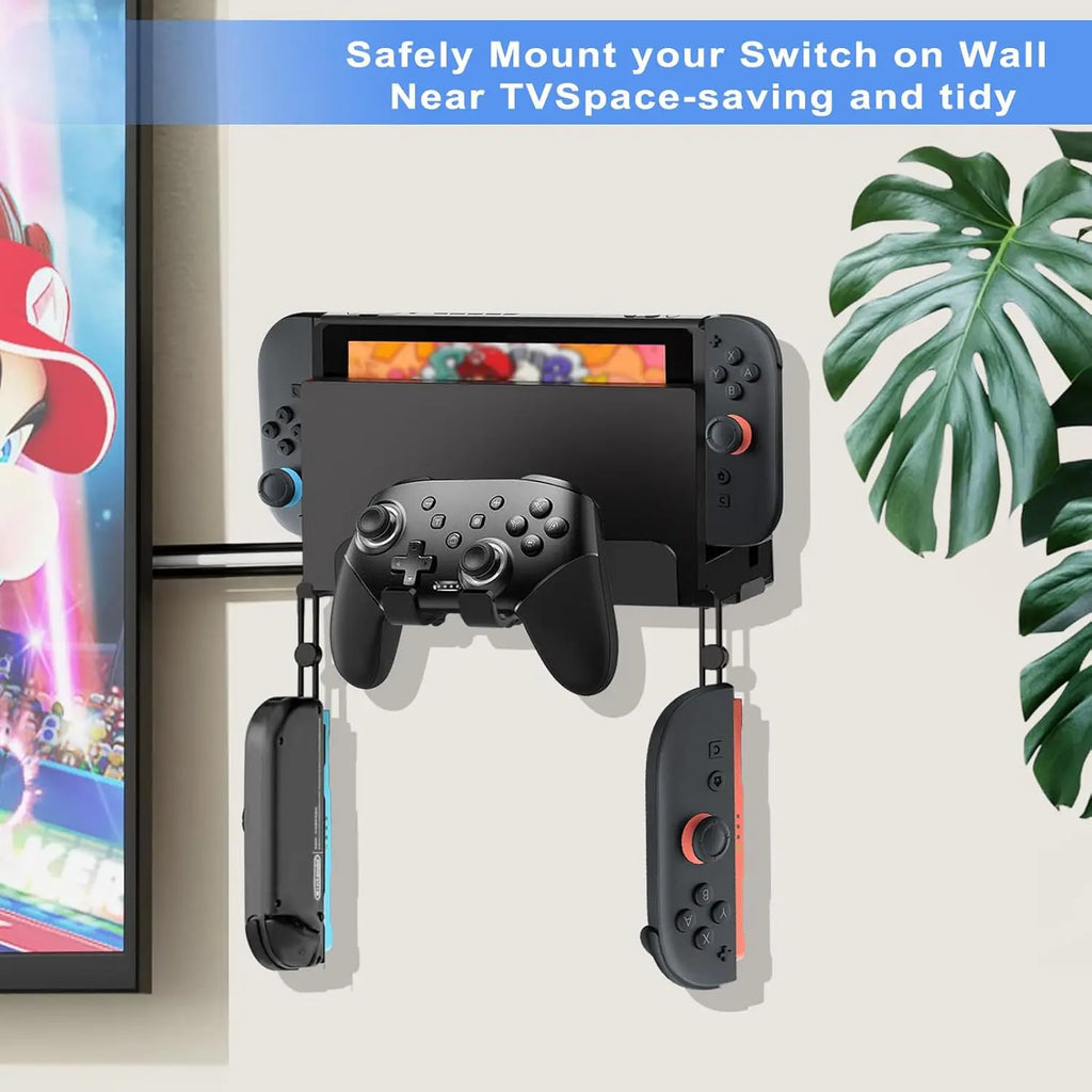 AOLION Wall Bracket for Nintendo Switch, Switch 2 Storage