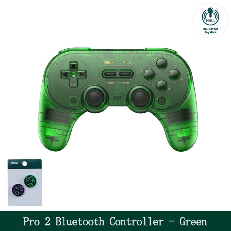 8BitDo Pro 2 Bluetooth Gamepad with Hall for Switch, PC, Android