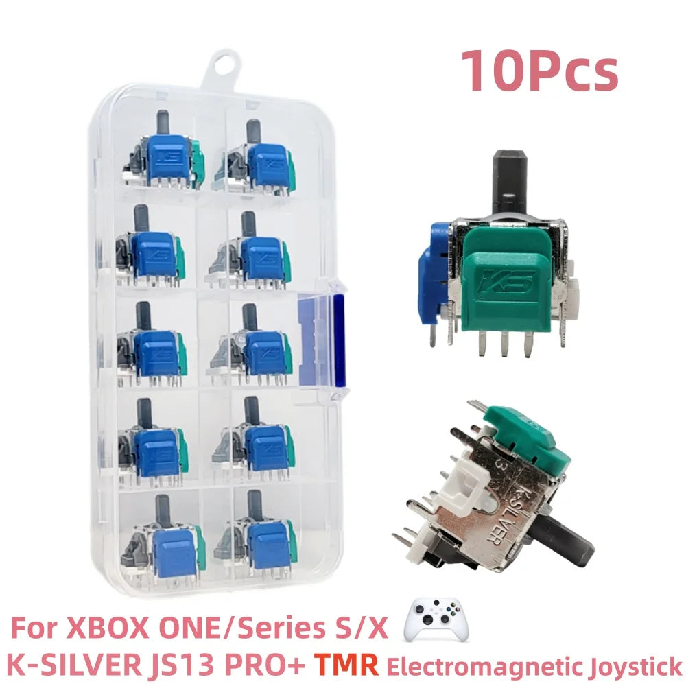 K-SILVER JS13 PRO+ for PS5/PS4/Xbox TMR/Hall Joysticks, 10Pcs