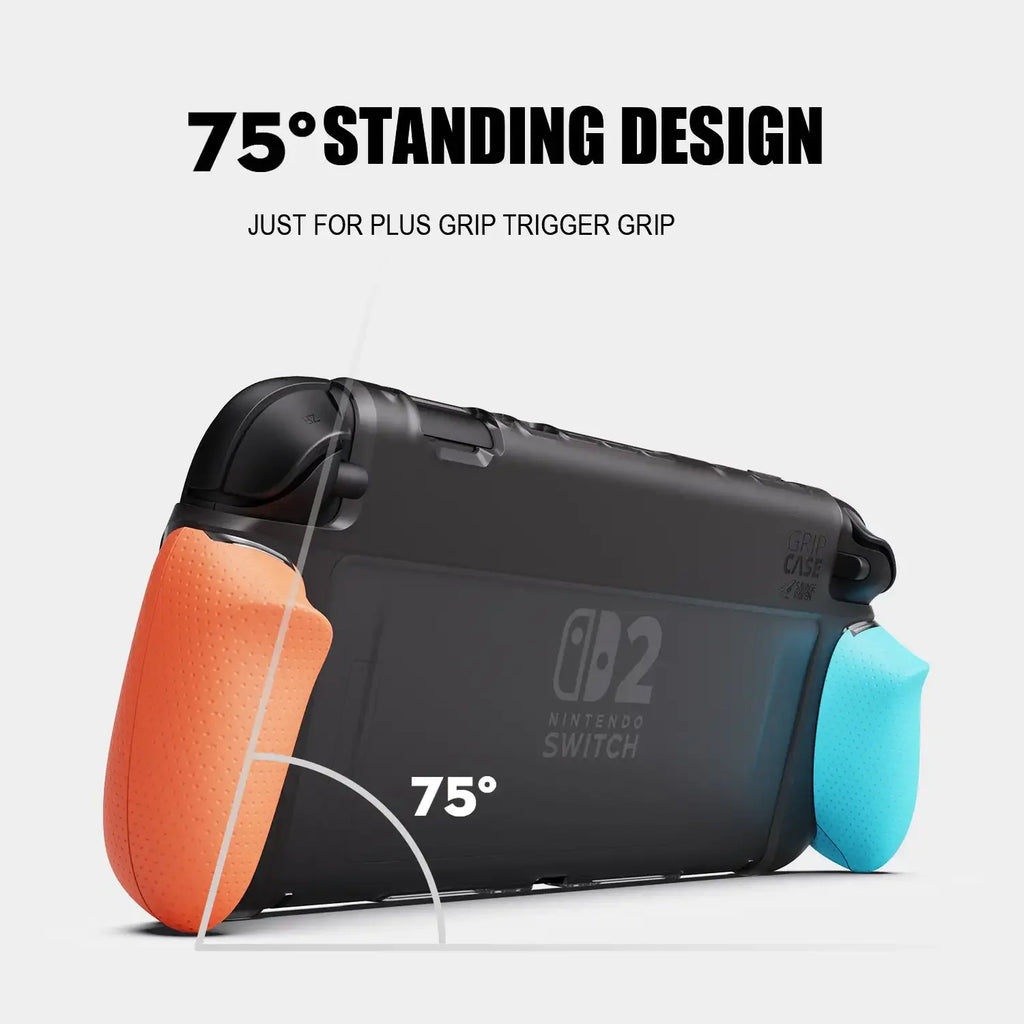 Savage Raven by Skull & Co. for Nintendo Switch 2 Grip Case with Replaceable Ergonomic Grip Protective Case NS2 Game Console