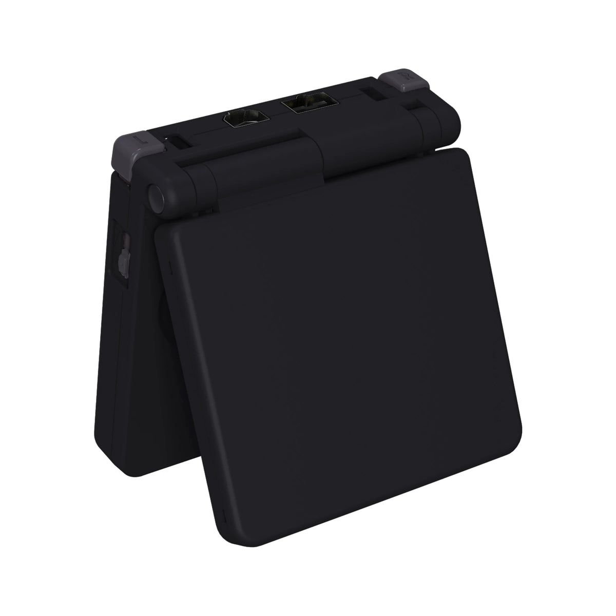 eXtremeRate Black Replacement Housing Shell for Gameboy Advance SP (GBA SP)