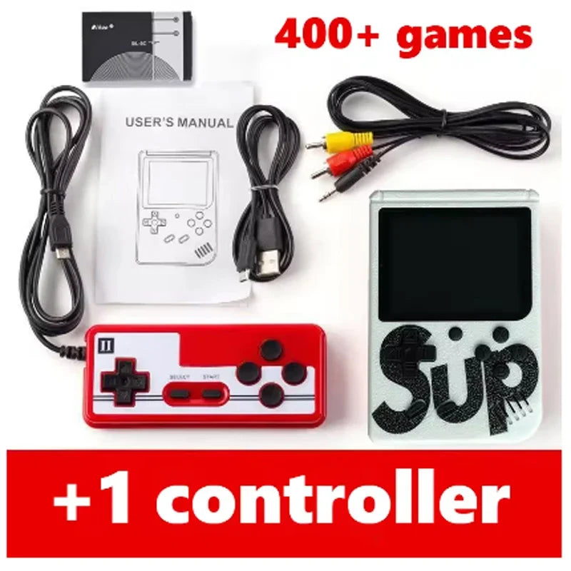 500-in-One Classic Mini Handheld Console for Kids, Macaron Colors