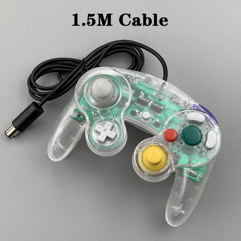 New Wired Game Controller for GameCube NGC Single Button Wired Gamepad Joystick for NGC Game Console
