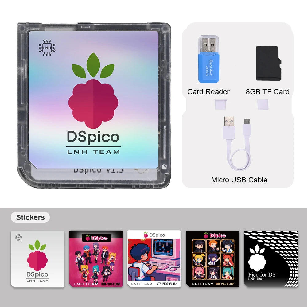 RP2040 MCU DSpico Game Reader Compatible With NDS NDSL DSi 3DS Console