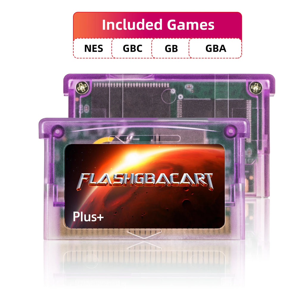 REMANK Flash GBA Cart V1.5 with RTC & 100+ Retro Games for GBA SP