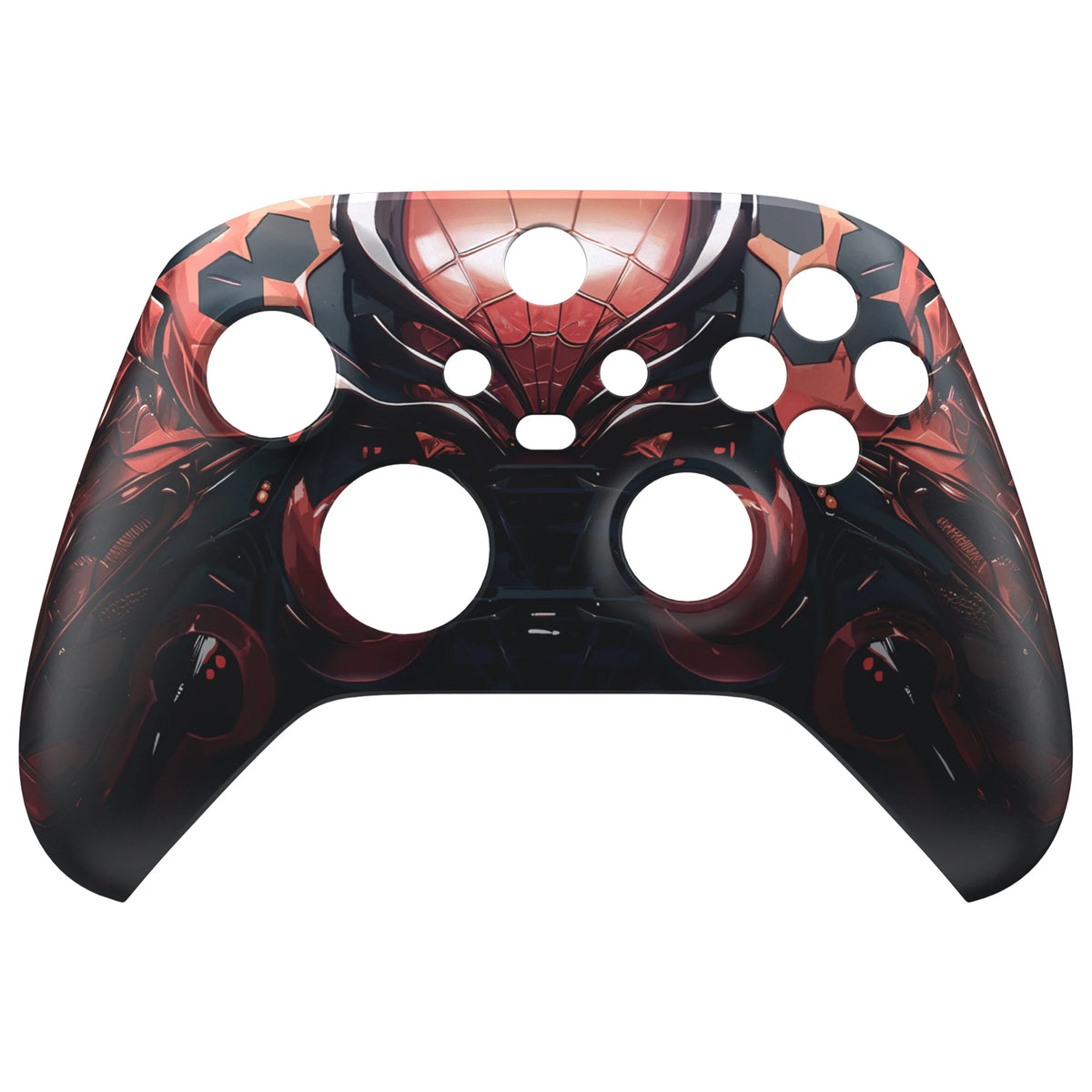 eXtremeRate Custom Pattern Part Faceplate, Soft Touch Grip Front Housing Shell Case for Xbox Series X/S (Xbox Core) Controller