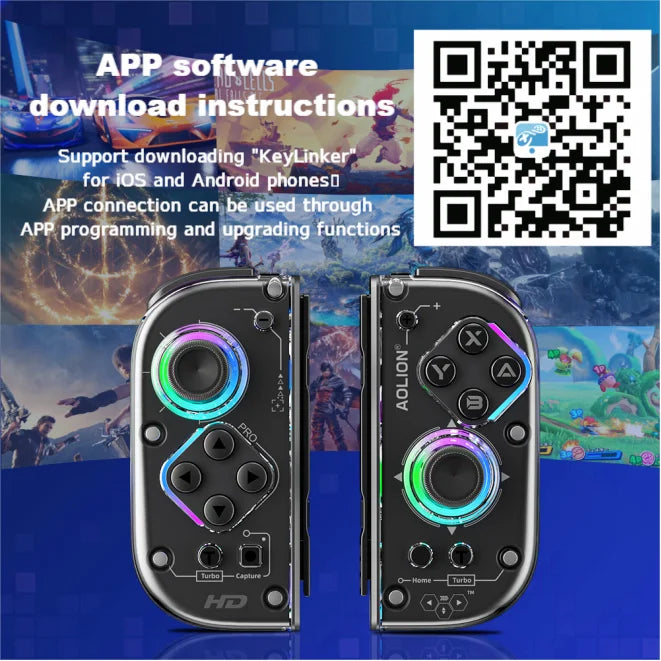 AOLION J20 Hall Joy-Con Style Controller for Switch 2, OLED