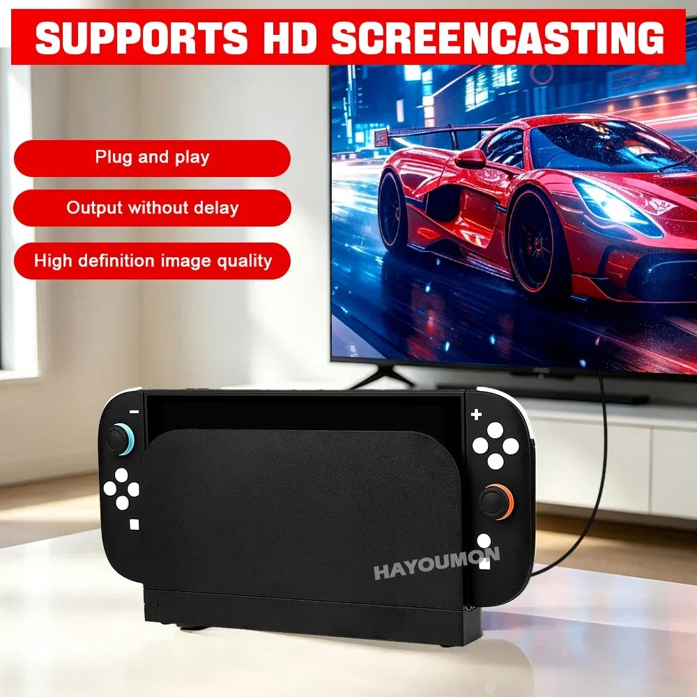 2026 New For Switch 2 Charging Dock HDMI-Compatible TV Dock Charger Station Stand Dock Gaming Accessories