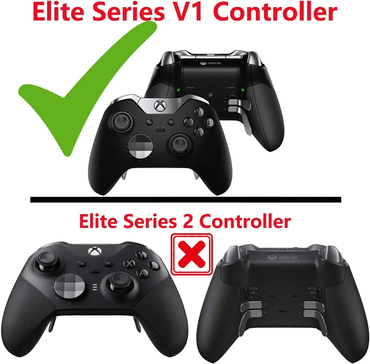 Metal Short Thumbsticks for Xbox One Elite Series 1, 2 Pcs