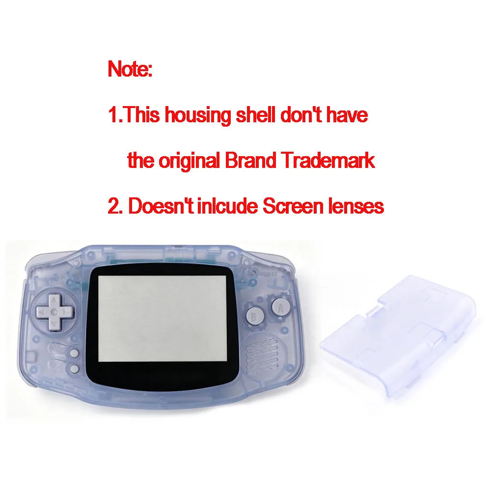 Replacement Housing Shell With USB-C Battery Cover With Buttons Rubber For HISPEEDIDO Game Boy Advance GBA IPS V2/V5 Battery MOD