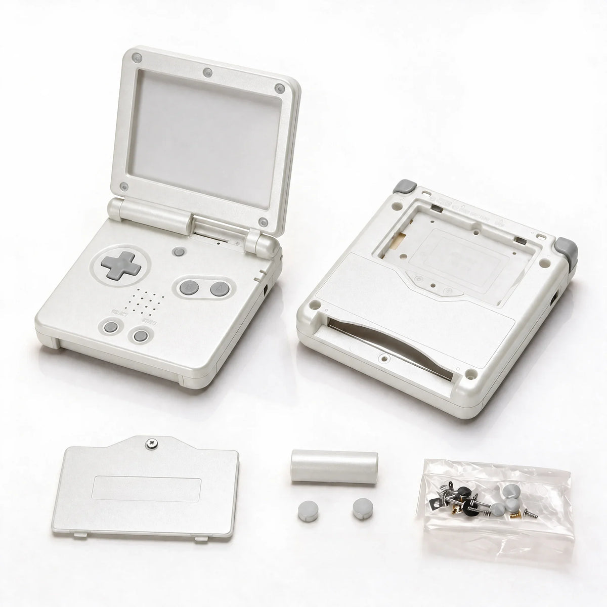 GBA SP Replacement Housing Shell, Solid & Clear Colors, DIY