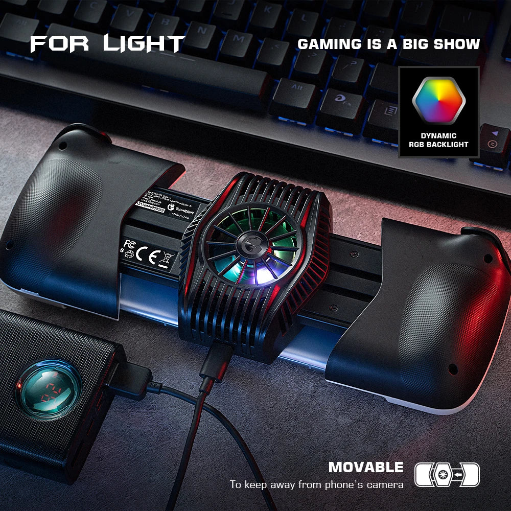 GameSir X3 Phone Gamepad with Cooling Fan for Cloud Gaming