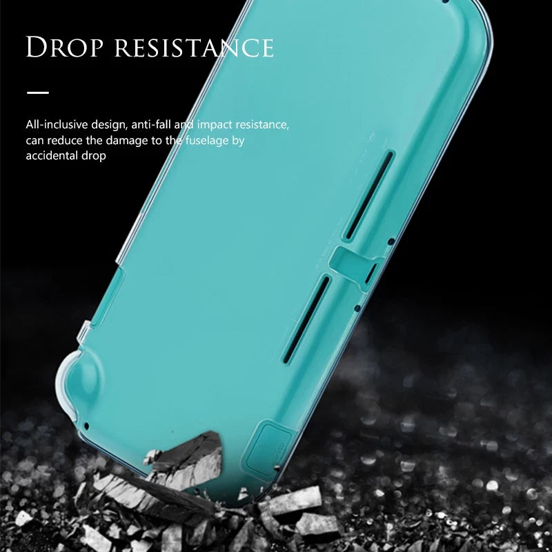 DATA FROG Protective Cover For Compatible-Switch Lite Game Console Transparent PC Crystal Shell for Switch Lite