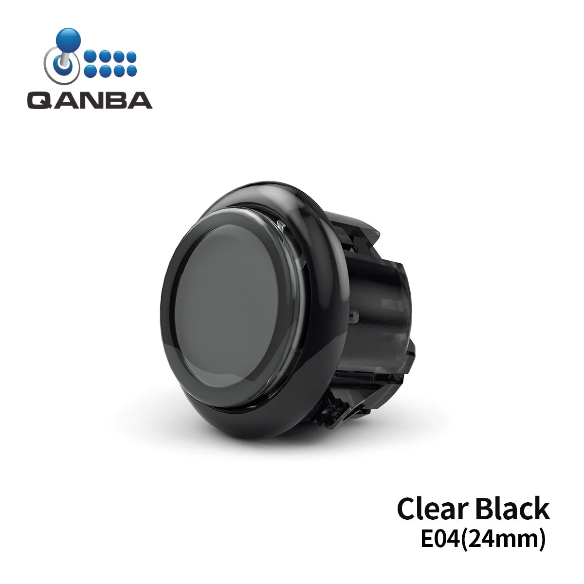 QANBA Gravity KS Silent Arcade Buttons, 30mm/24mm Snap-In