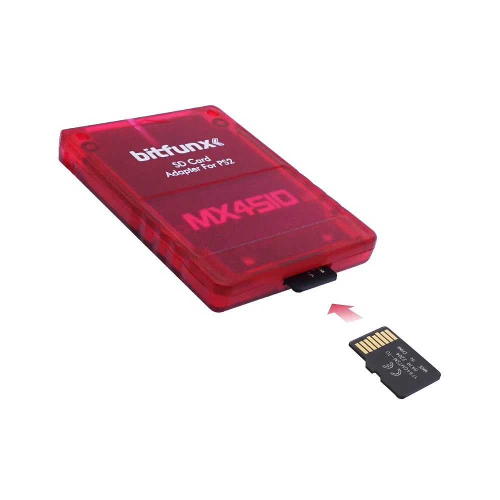 BitFunx MX4SIO Adapter for PS2, SIO2SD TF/SD Card Slot