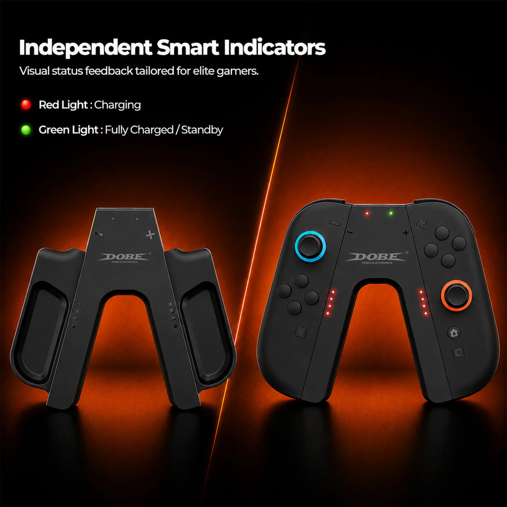 Nintendo Switch 2 Magnetic Charging Grip for Joy-Con Controllers