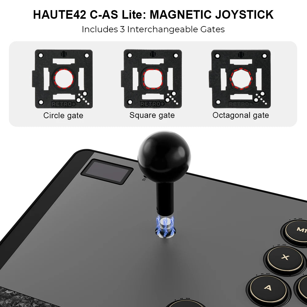 Haute42 C-AS Lite Magnetic Hitbox Fightstick for PC, PS4, PS5