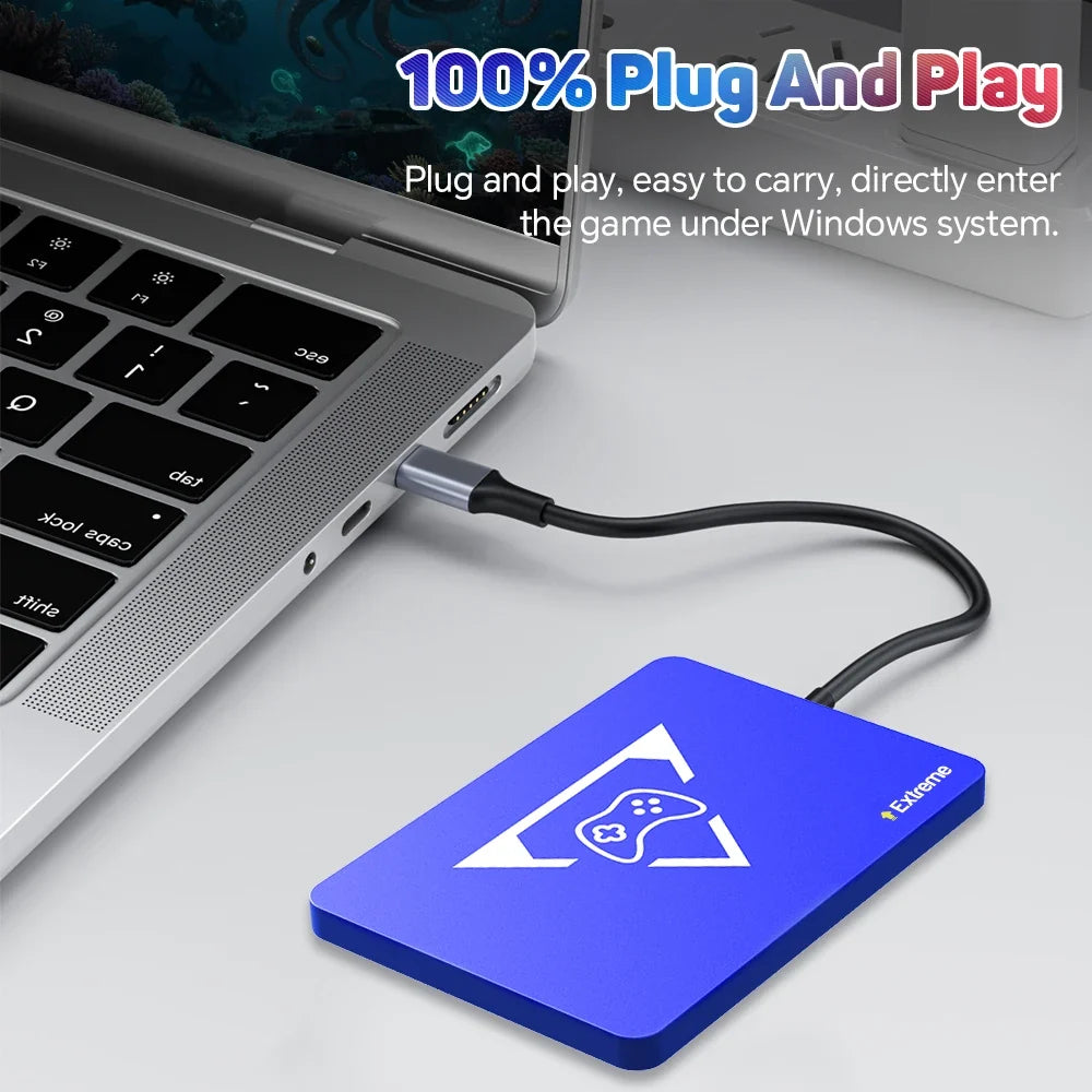 2TB Gaming Emulation Drive for PC, 20000 Retro/PC Games, PS4 Emulator