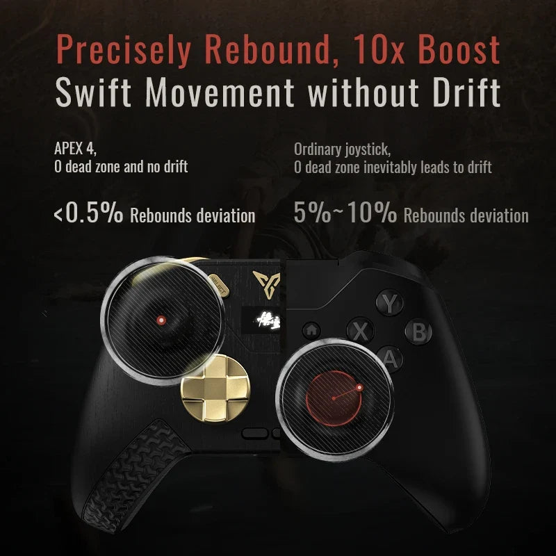 Flydigi APEX 4 Black Myth Wukong Edition Wireless Controller, 2000Hz Force Feedback, Switch PC