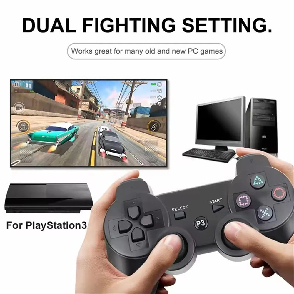 FANGTUOSI For PS3 Controller Support Bluetooth Gamepad for PlayStation 3 Joystick Wireless Console for SIXAXIS Controle