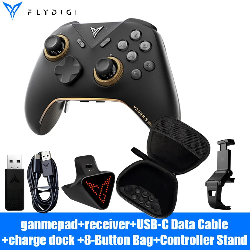 Flydigi Vader 5 Pro V2 Wireless Hall Effect Controller for PC